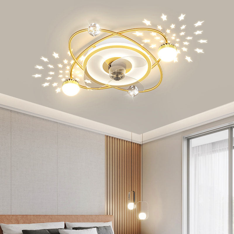 Nordic bedroom decor led lights