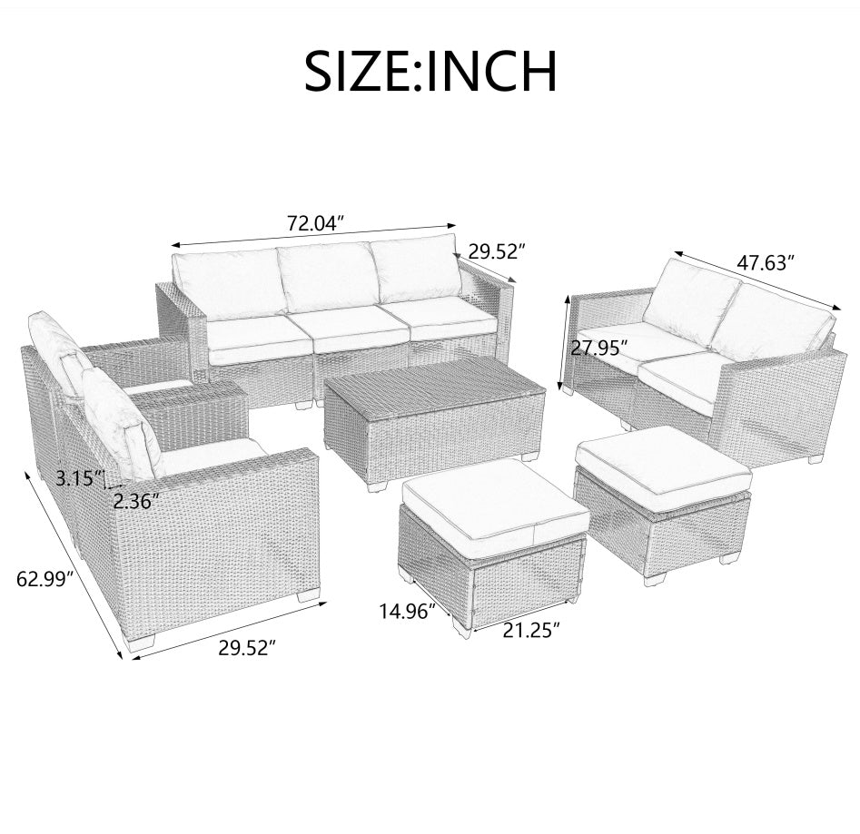 All-weather patio furniture