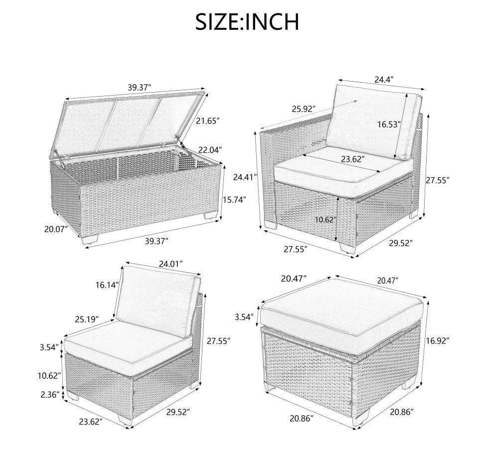 All-weather patio furniture