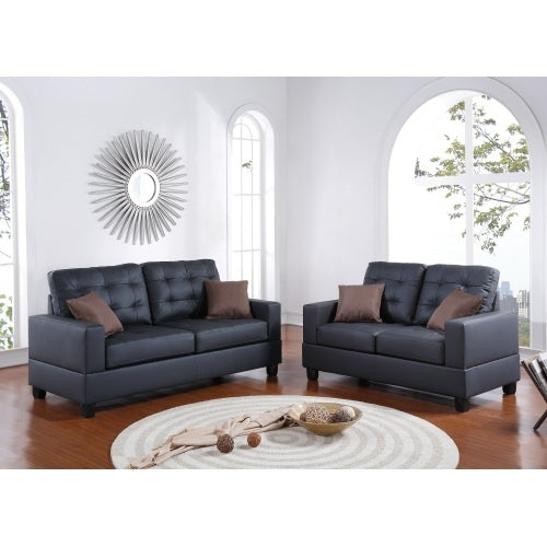 Living Room Furniture 2pc Sofa Set