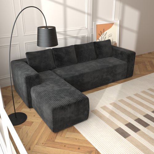 L-Shape Chaise, Modern Modular Sofa