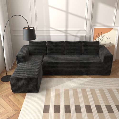L-Shape Chaise, Modern Modular Sofa