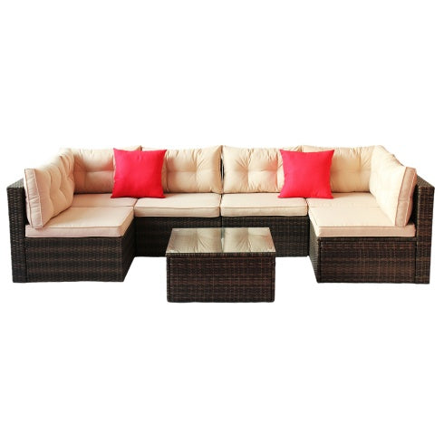Patio Furniture Set PE Rattan Sectional Garden Furniture