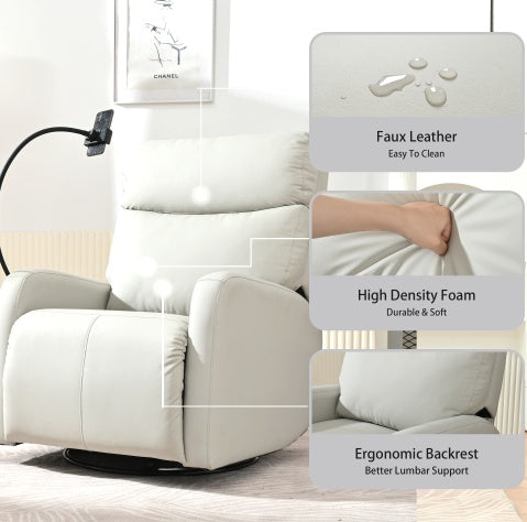 Rocking Chair, Swivel Recliner