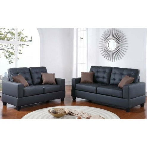 Living Room Furniture 2pc Sofa Set