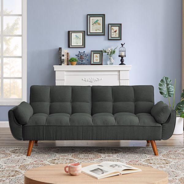 Newly Designed Linen Sofa Furniture with Adjustable Backrest