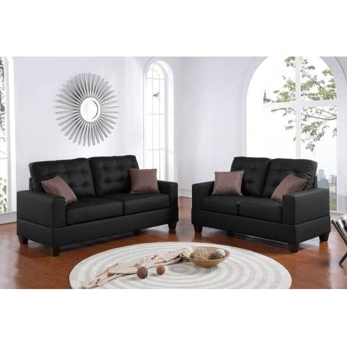 Living Room Furniture 2pc Sofa Set