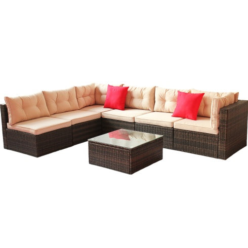 Patio Furniture Set PE Rattan Sectional Garden Furniture